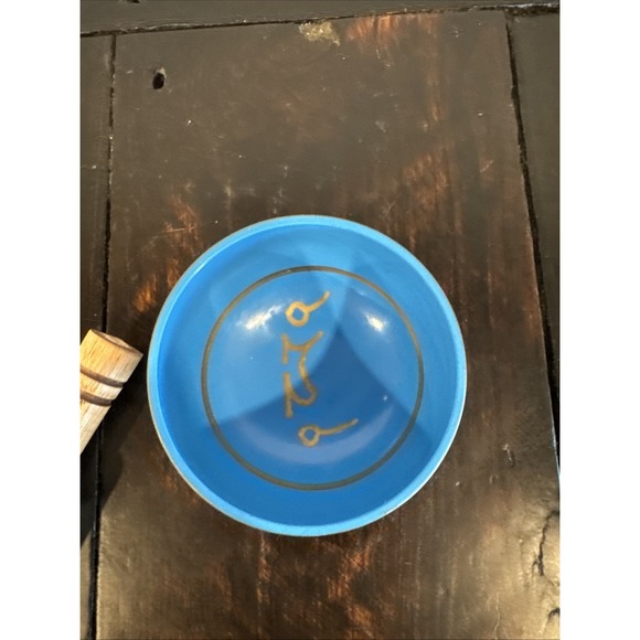 Blue Singing Bowl Set Small - Picture 4 of 6